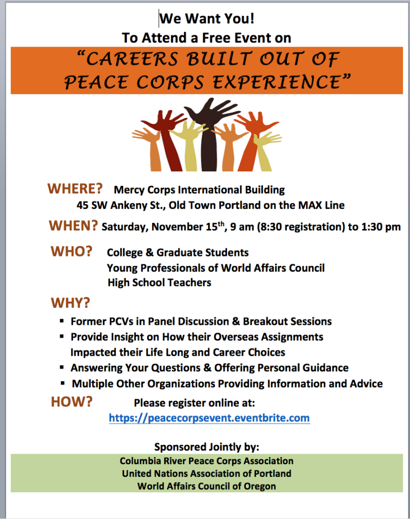 Mercy Corps Flyer