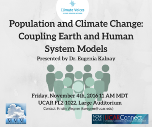 population and climate models