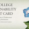 The College Sustainability Report Card
