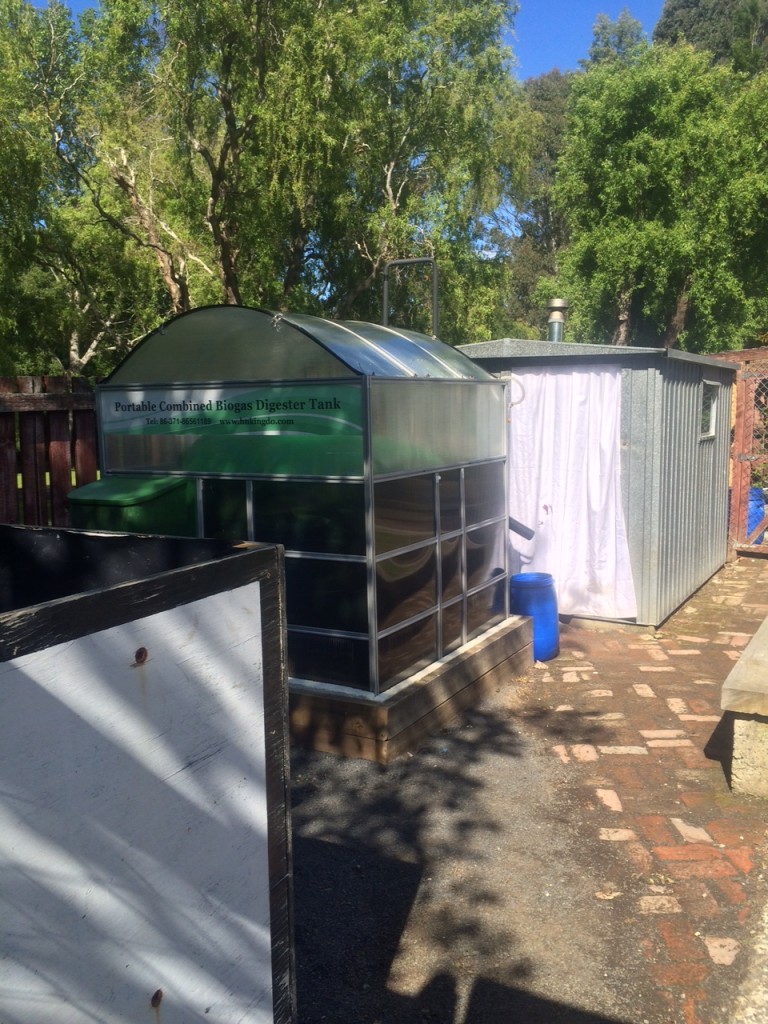 Portable Combined Biogas Digester Tank at Kaikorai Valley College