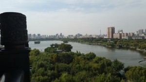 Daming Lake from the top of the tower