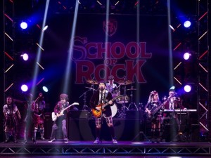 Alex Brightman and the band